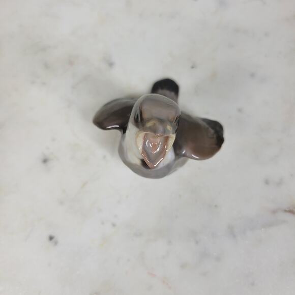 Vtg Bing Grondahl Young Sparrow Porcelain Figurine 1852 Tan Screeching For Food - Picture 5 of 14